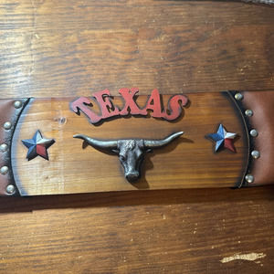 Lone star Texas wooden sign